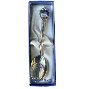 US Capitol Washington DC Souvenir Spoon Sterling Silver Vintage Collector 12.6 g